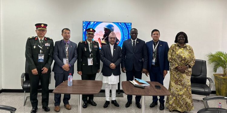 विश्वशान्ति स्थापनामा प्रभावकारी भूमिका निर्वाह गर्ने नेपालको प्रतिबद्धता
