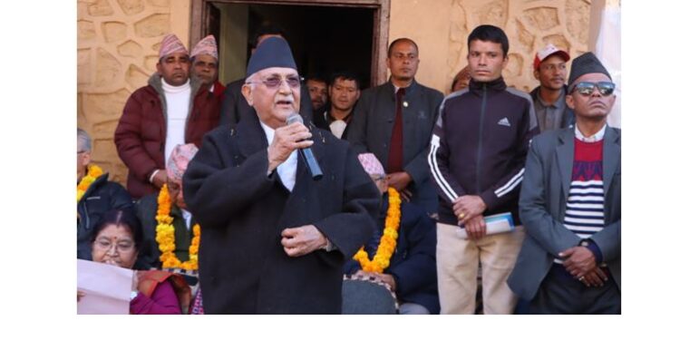 अब राजनीतिक दल विकास निर्माणमा लाग्नुपर्छ : अध्यक्ष ओली