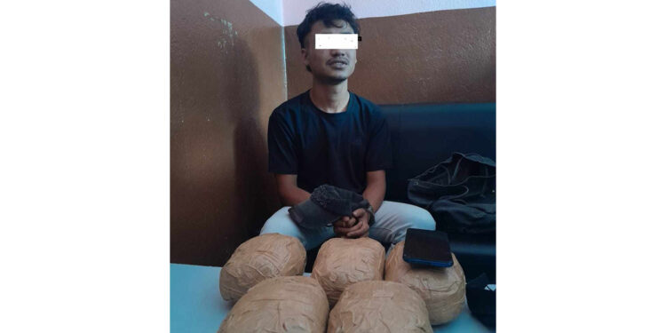 कोटेश्वरबाट लागुऔषधसहित युवक पक्राउ