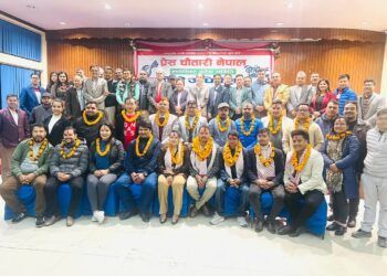 प्रेस चौतारीको एसोसियट प्रदेशको अध्यक्षमा पुनः श्रीहरि थापा