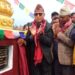 दुुधौली नगरपालिद्वारा शिव र बुुद्ध भगवानको मुुर्ती अनावरण