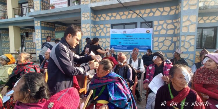 तिलगंगा आँखा प्रतिष्ठान अन्तर्गत दुई दिने निःशुल्क मोतिबिन्दु शल्यक्रिया शिविर सम्पन्न