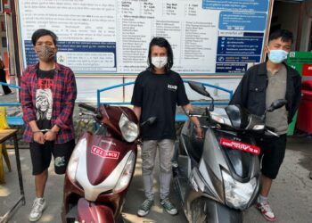 स्कुटर चोरी प्रकरणमा संलग्न तीन जना पक्राउ, मुख्य योजनाकार अझै फरार