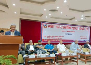 “सुरक्षा मजबुत भए मात्रै समृद्धि सम्भव” — गृहमन्त्री लेखक