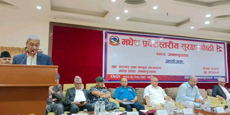 “सुरक्षा मजबुत भए मात्रै समृद्धि सम्भव” — गृहमन्त्री लेखक
