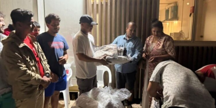 एनआरएनए पोर्चुगलद्वारा ओदिमिरा आगलागी पीडित नेपालीहरूलाई राहत वितरण