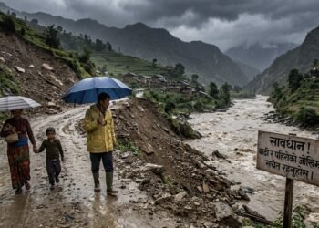 भारी वर्षासँगै बाढी–पहिरोको उच्च जोखिम: सतर्क रहन आग्रह